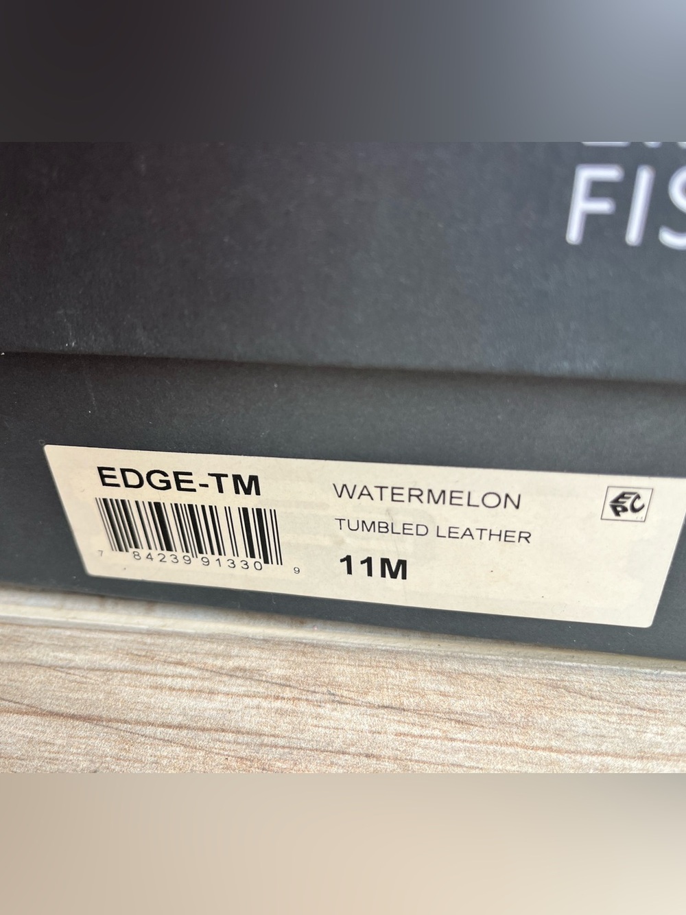 Eileen Fisher Edge Tumbled Leather Slide Sandals Watermelon Size 11 NIB - Picture 2 of 4